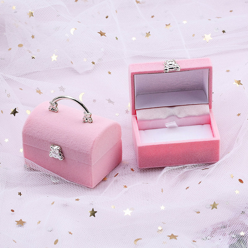 Velvet Jewelry Ring Box