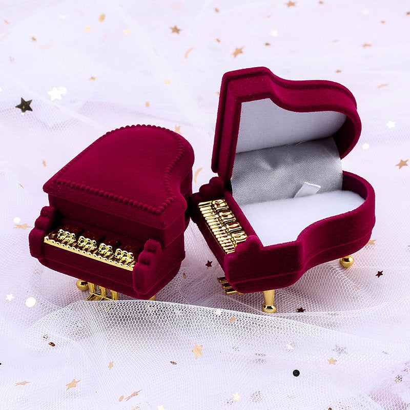 Velvet Jewelry Ring Box